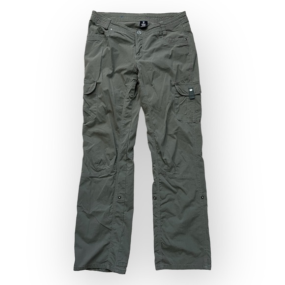 Kuhl Pants - Kuhl Womens Splash Roll Up Pants Hiking Convertible Cargo Outdoor Green Sz 10